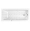 Акриловая ванна Whitecross Wave 170х75 белая хром с гидромассажем 0101.170075.100.NANO.CR - 0