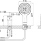 Смеситель D&K Berlin Technische DA1434215 на борт ванны - 2