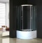 Душевой уголок Royal Bath ВК 90х90 с поддоном профиль хром стекло прозрачное RB90BK-T-CH - 1