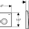 Кнопка смыва Geberit Delta 21 115.125.21.1 хром - 2