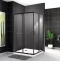 Душевой уголок BelBagno Uno 120х90 профиль черный матовый стекло прозрачное UNO-195-AH-2-120/90-C-NERO - 2