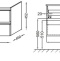 Тумба под раковину Jacob Delafon Vox 120 см  EB2021-RA-G1C - 1