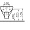 Унитаз подвесной Vitra S20 с крышкой, белый (5507B003-0101) - 6