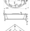 Акриловая ванна Bas Ривьера 161x161 см В 00029 - 1