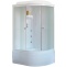 Душевая кабина Royal Bath BK 120x80 L профиль белый стекло матовое с гидромассажем RB8120BK3-WC-L - 0