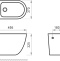 Биде подвесное BelBagno Sfera-R BB046BH - 5