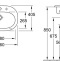 Раковина Villeroy & Boch O.novo 4161 56 01 alpine 41615601 - 3