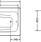 Чугунная ванна Goldman Maxima 200х85 с ручками MX20085 - 2