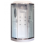 Душевая кабина Royal Bath 90х90 хром стекло прозрачное с гидромассажем RB90HK2-T-CH-EL - 0