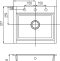 Мойка кухонная AQUATON Делия 60 кофе 1A715232LD280 - 3