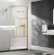 Душевая перегородка Vincea Walk-In 80х200 профиль брашированное золото стекло рифленое  VSW-1HC800CFBG - 0