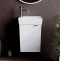 Тумба под раковину подвесная левая Sancos Mini 37 белая глянцевая MN35WL - 1