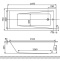 Ванна акриловая WHITECROSS Wave Slim 170x75 белый 0111.170075.100 - 4