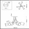 Потолочная люстра Lumion Paula Comfi 4533/6C - 2