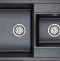 Мойка кухонная Paulmark Tandem 82 черный матовый PM238250-BLM - 0