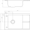 Мойка кухонная AQUATON Делия 78 графит 1A715132DE210 - 6