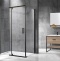Душевой уголок Royal Bath HPVD 130х90 профиль черный стекло прозрачное RB9130HPVD-T-BL - 1