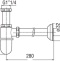 Сифон для раковины Nobili   AV00103/2CR - 1