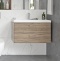 Тумба для комплекта Cersanit Lara 80 орех 63416 - 0