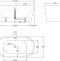Акриловая ванна BelBagno BB71-1500 - 2