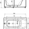 Акриловая ванна Aquatek Альфа 170 см, слив слева ALF170-0000047 - 1