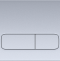 Кнопка смыва Акватек KDI-0000014 матовая, хром - 0