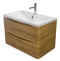 Тумба с раковиной BelBagno Acqua 90 светлое дерево - 1