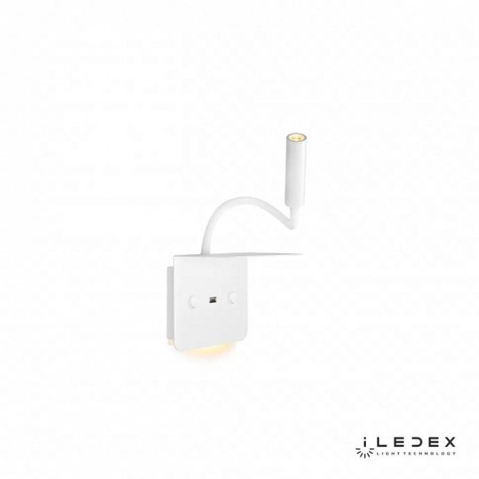 Бра с полкой iLedex Support 7031C WH - 2