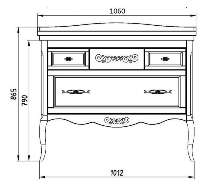 Подстолье Модерн 105