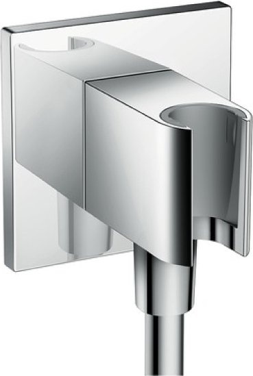 Шланговое подключение Hansgrohe Fixfit Porter Square 26486000 держатель для душа - 0