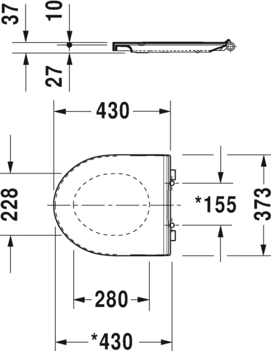 Унитаз подвесной Duravit DuraStyle 45620900A1 безободковый - 7