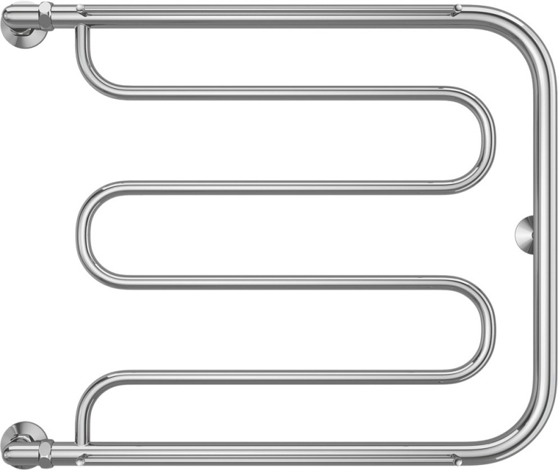 Водяной полотенцесушитель Terminus Фокстрот 600x700 Хром 4620768881343 - 0