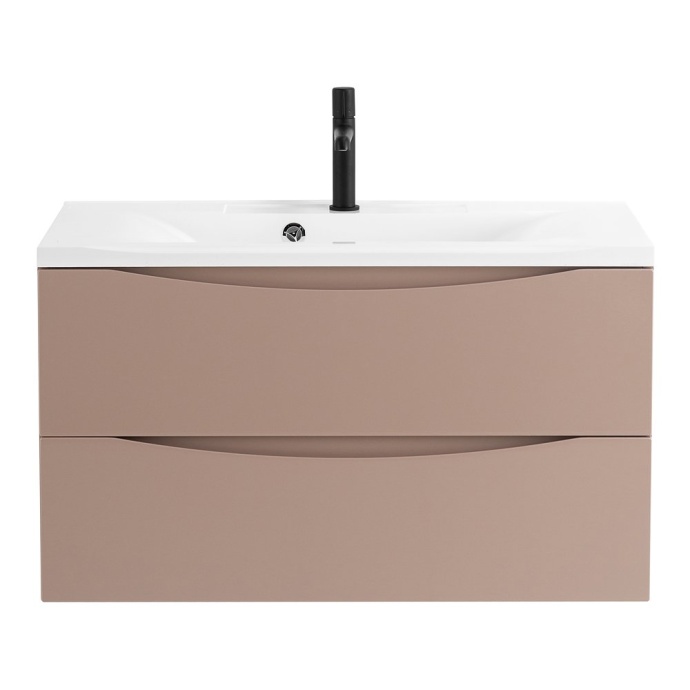 Тумба с раковиной BelBagno Marino 90 бежевый матовый - 0