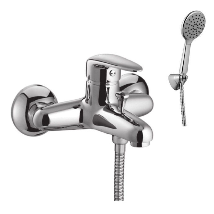 Смеситель для ванны Lemark Pramen хром  LM3302C - 0