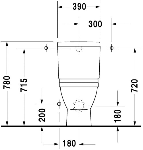 Унитаз напольный Duravit Starck 3 с крышкой, белый (0126090000) - 4