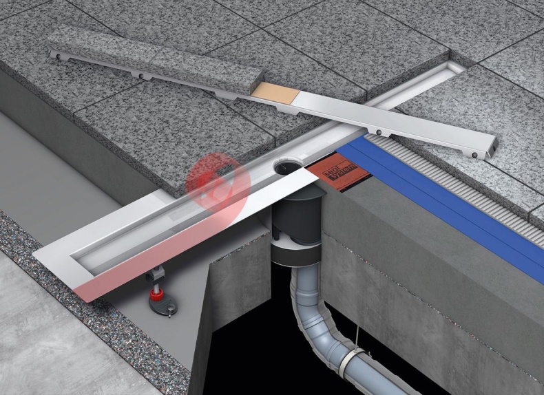 Душевой лоток Tece Drainline 153.5 см  651500 - 5