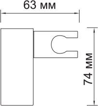 Настенный держатель Wasserkraft A011 - 2