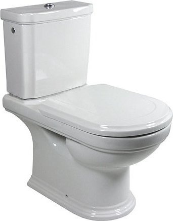 Крышка-сиденье Villeroy & Boch Hommage 8809 S6 R1 белый альпин, с микролифтом, петли латунь 8809S6R1 - 1