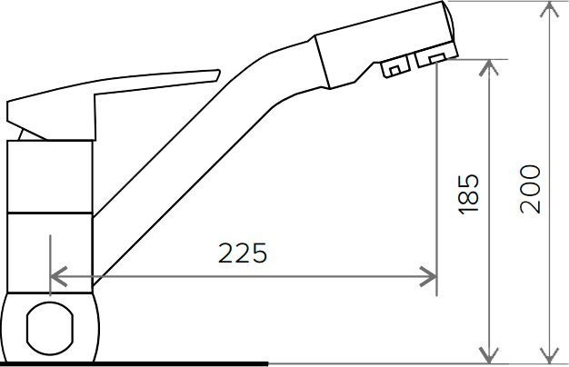 Смеситель Polygran Дуо 0207 песочный 824951 - 1