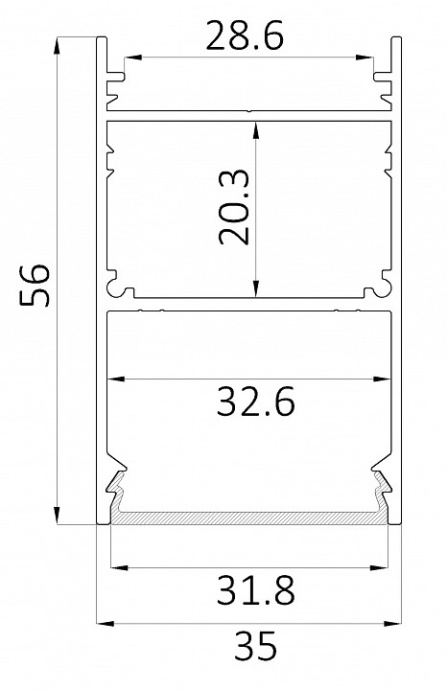 Накладной светильник 6063 LINE 3556 0412641 - 1