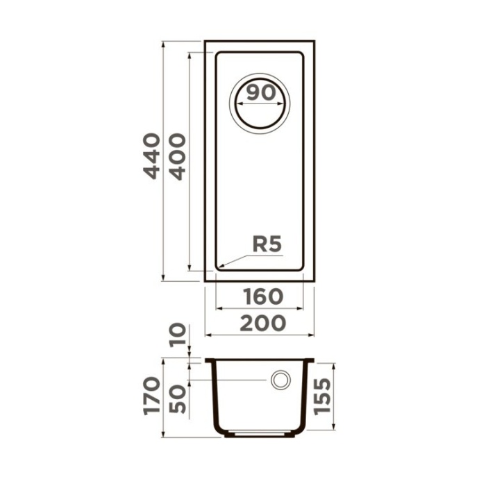 Мойка кухонная Omoikiri Bosen Tetogranit/leningrad grey  4993537 - 1