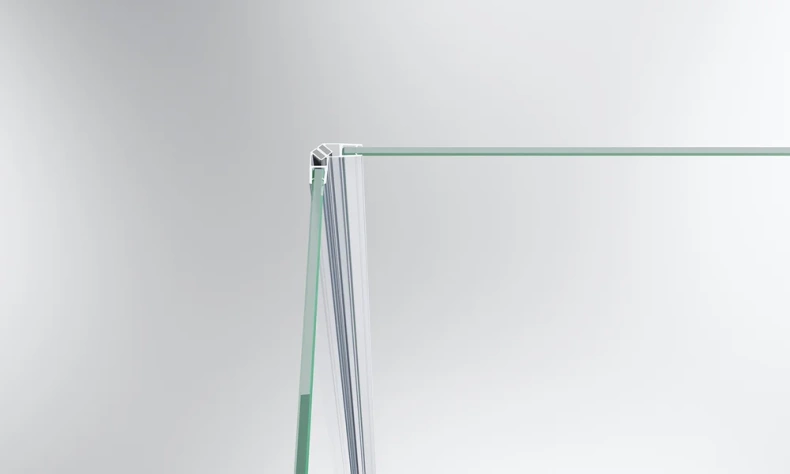 Душевой уголок BelBagno Kraft 80х100 хром  KRAFT-AH-12-80/100-C-Cr-R - 4