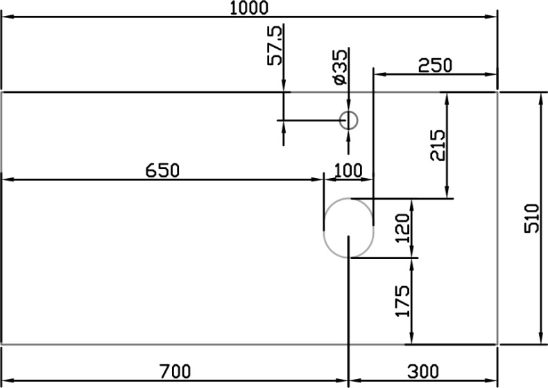 Столешница с раковиной DIWO Элиста 100 белый мрамор, с раковиной Moduo 50 Square 555440 - 8