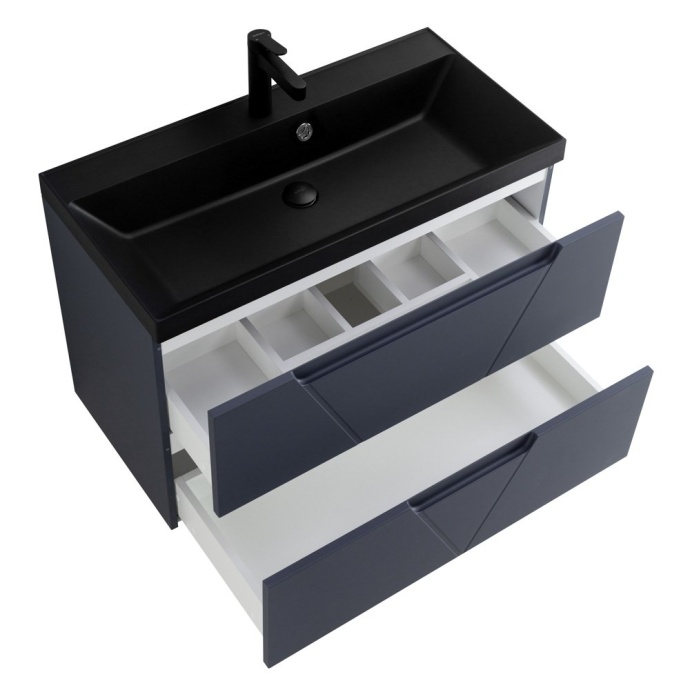 Комплект мебели BelBagno Vittoria 100 черный матовый - 5