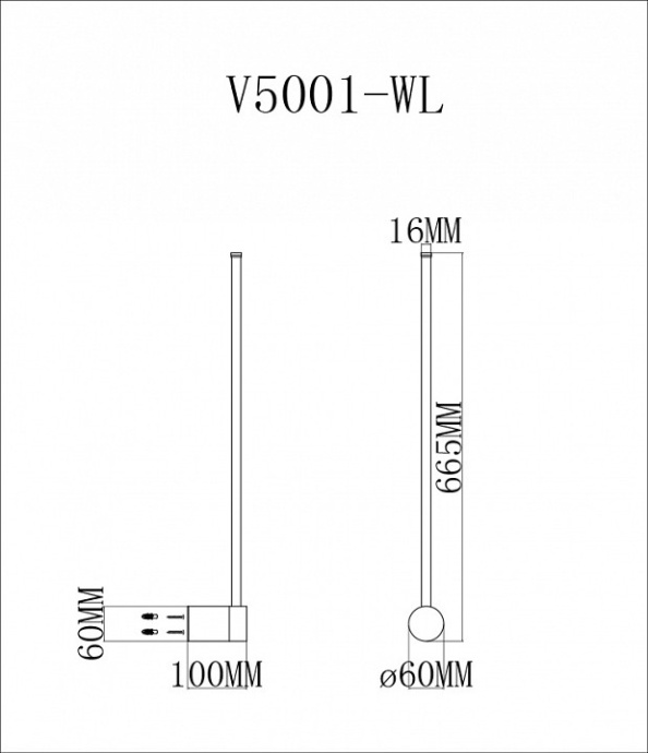 Бра Moderli Ricco V5001-WL - 1