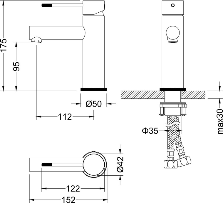 Смеситель Timo Saona 2361/00F для раковины, хром - 1