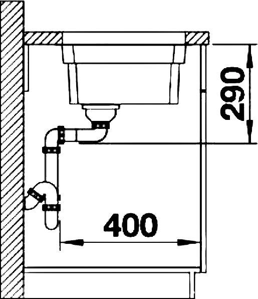 Мойка из гранита Blanco Etagon белый  522231 - 2