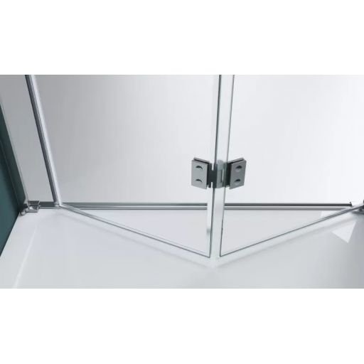 Дверь для душевого уголка BelBagno Albano 100х195 профиль хром стекло прозрачное ALBANO-60/40-C-Cr - 4