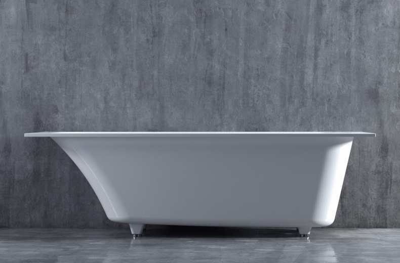 Ванна из искусственного камня Salini Orlando 180x80 102022MRF S-Stone, матовый, RAL полностью - 7
