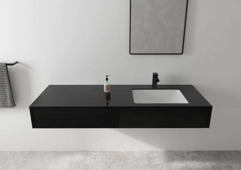 Смеситель Hansgrohe Vernis Shape 71569670 для раковины, черный - 1